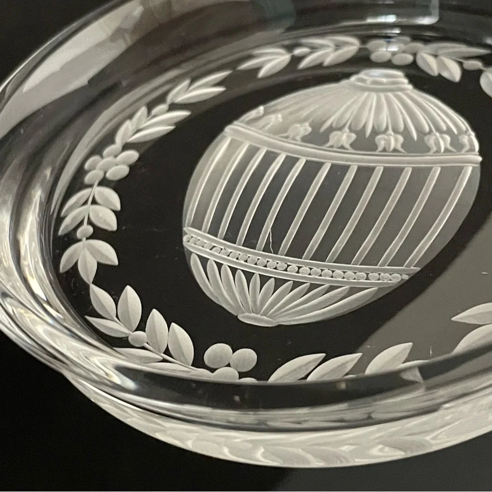 SET of 4 Faberge Egg Crystal Coasters